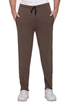 Jinxer Men Plus Size Winter Fleece Track Pants - Brown