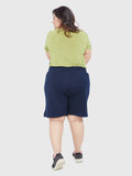 Comfortable Plain Bermuda Shorts For Women (Pack of 2) Online In India
