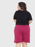 Comfortable Plain Bermuda Shorts For Women (Pack of 2) Online In India