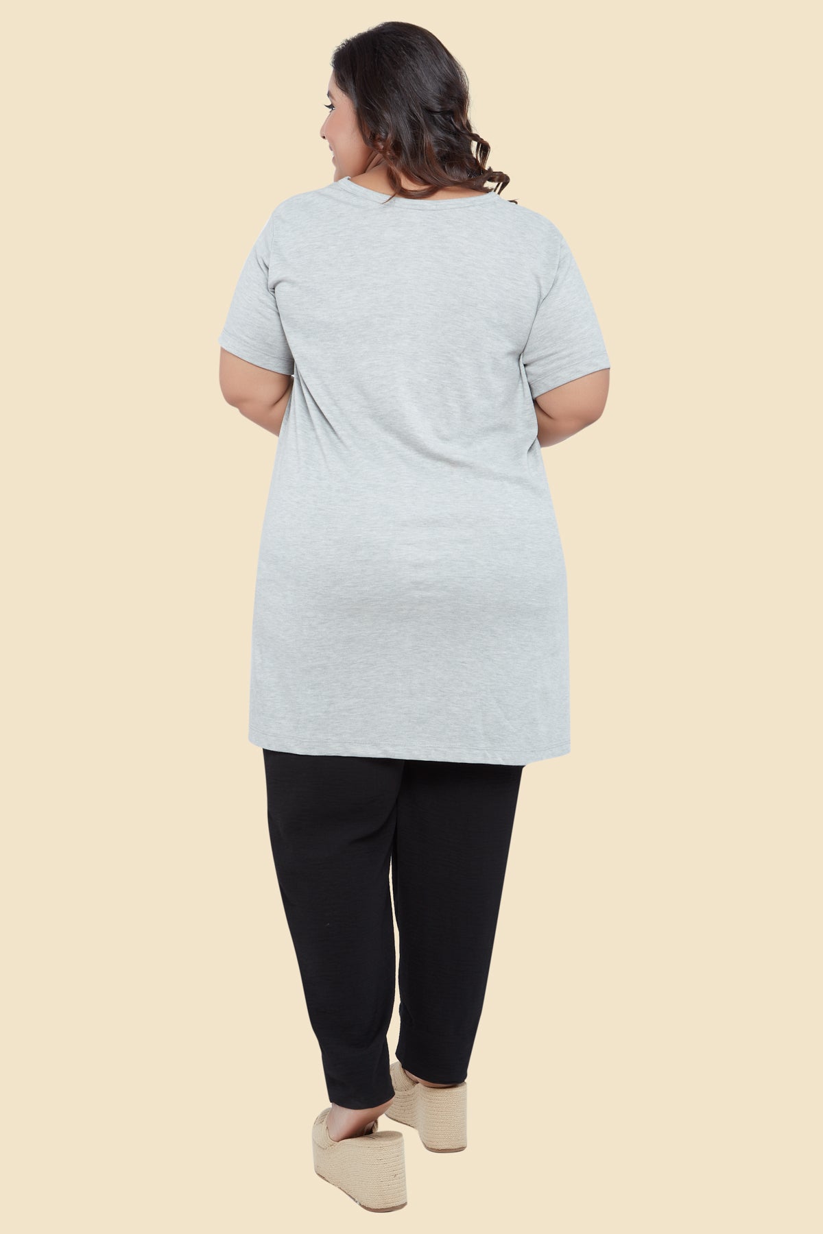 Comfortable Plus Size Half Sleeves Long Top For Women (Pack Of 3) Online In India