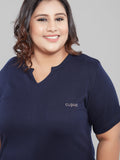  Half Sleeves Long Top For Ladies