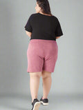 Women Cotton Loose Fit Bermuda Shorts