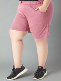 Plus Size Cotton Shorts For Women 