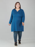 Buy V-Neck Full Sleeve Long Top For Online 