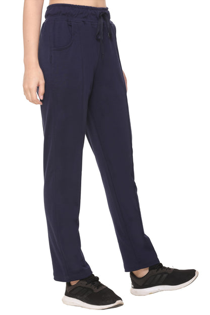 Plus Size Cotton Track Pants - Relaxed Fit Lounge Pants