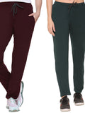 Cotton Track Pants For Women Pack of 2