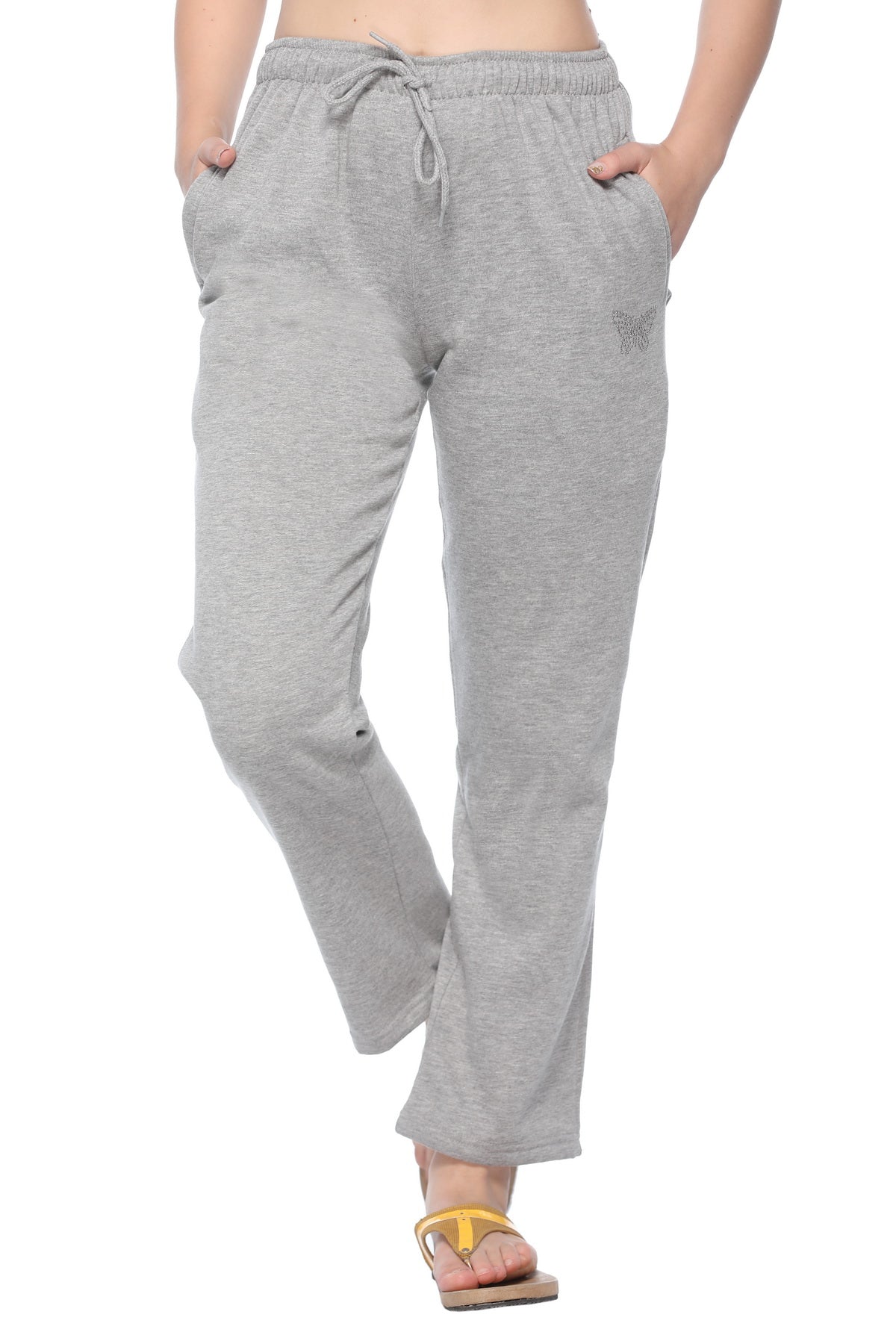 Buy PERF Women Regular fit Cotton Solid Track pants  Grey Online at 50  off Paytm Mall