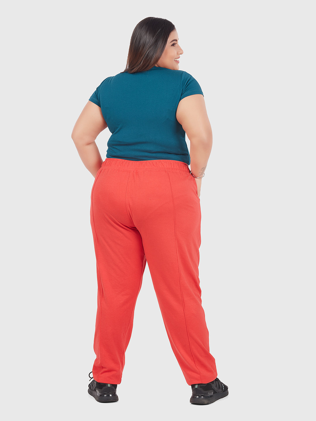 Buy Stylish Coral Red Cotton Lounge Pants For Women Online In India By  Cupidclothing – Cupid Clothings