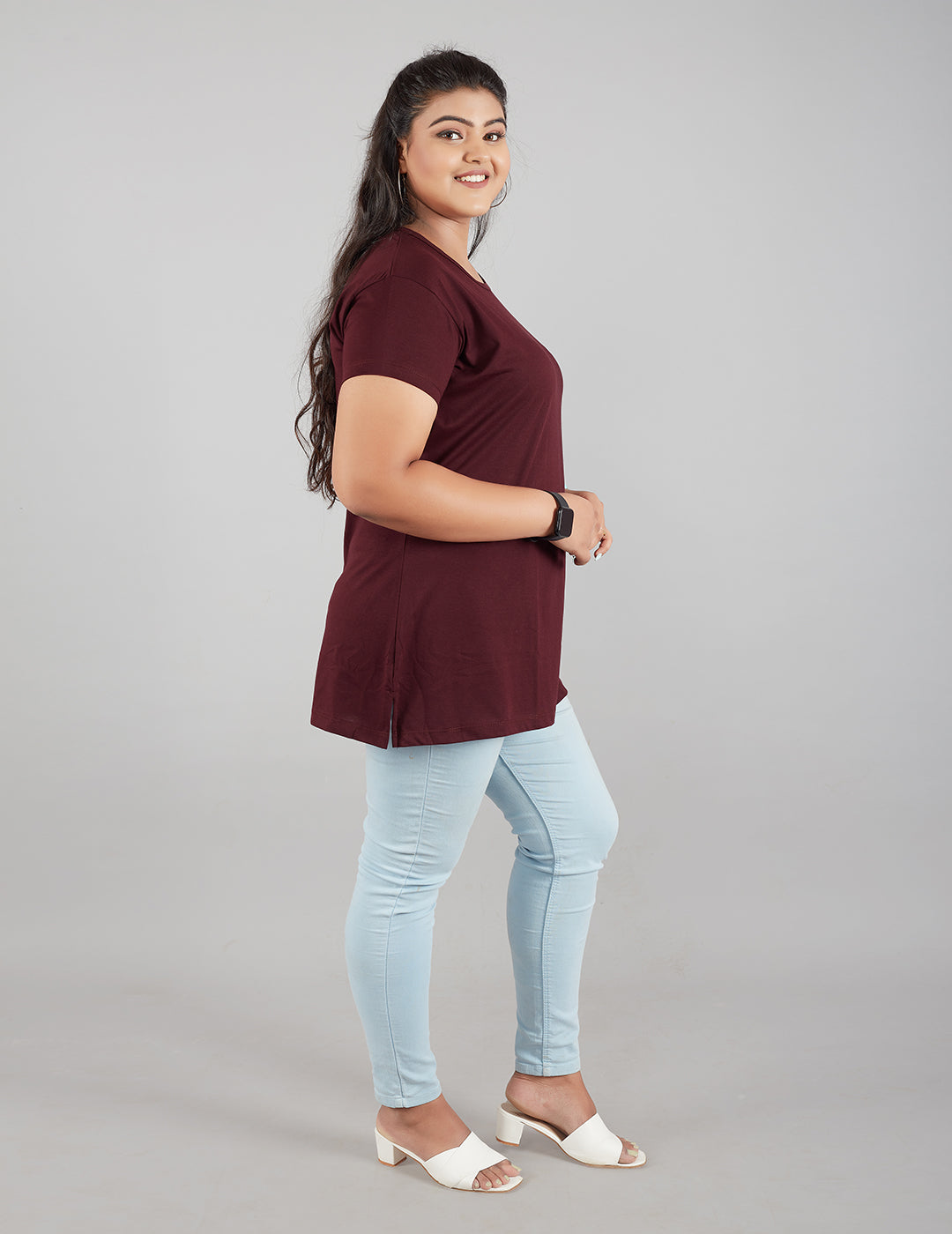 Comfortable Plus Size Long T-Shirts For Women (Pack Of 2) Online In India