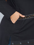 Black Long Top For Curvy Women 
