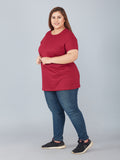 Women's Oversized Solid T-shirt