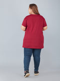Women's Drop-Shoulder Sleeve T-shirt