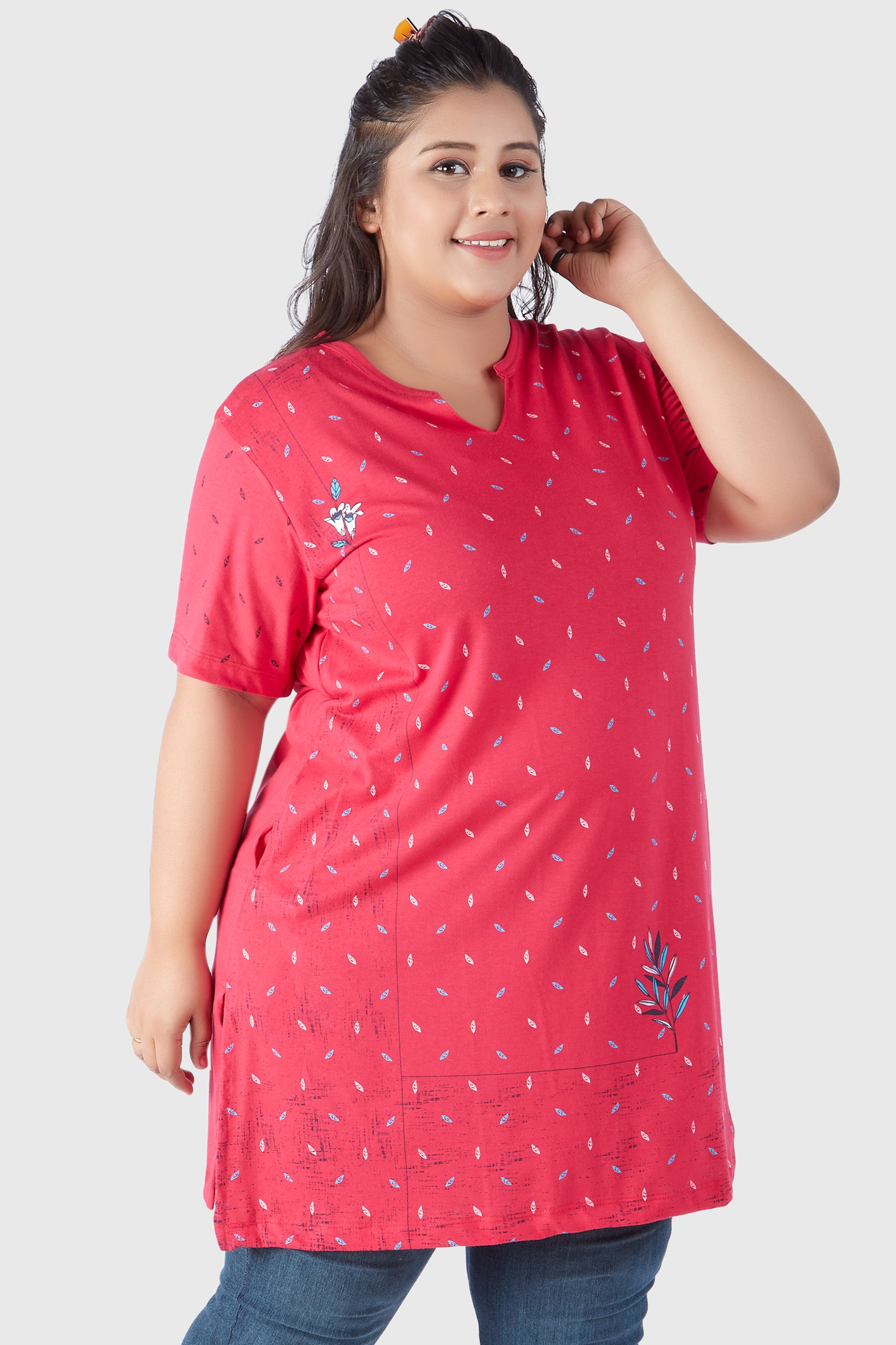 Printed Long Tops For Women 