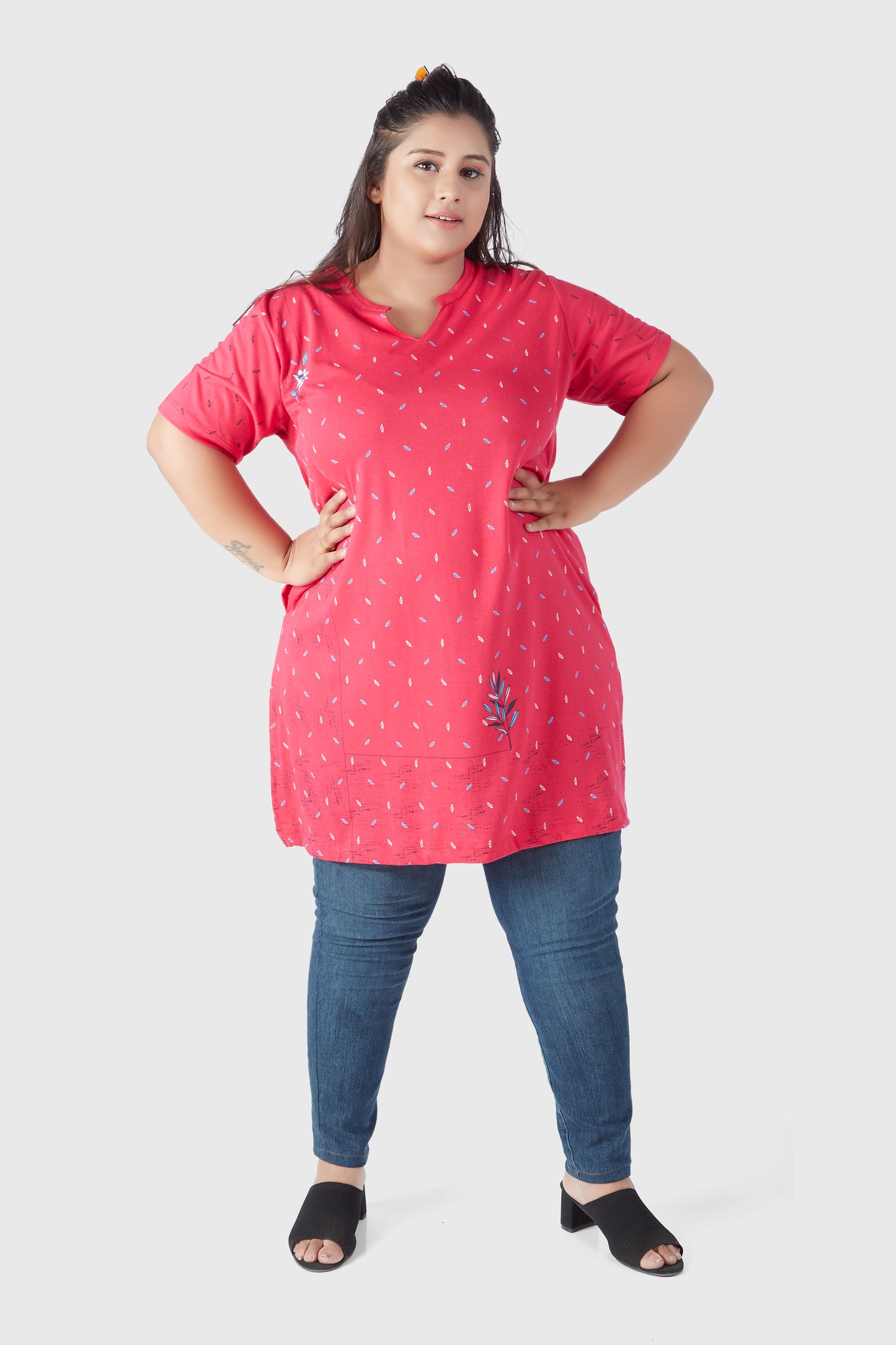Cotton Long Top For Women