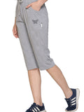Stylish Cotton Half Pants Capris For Women (Pack Of 2) Online In India