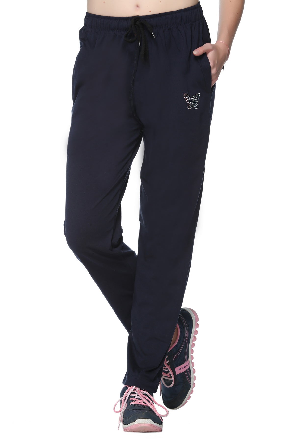 Buy Jockey Women Blue Slim Fit Track Pants  Track Pants for Women 2424765   Myntra