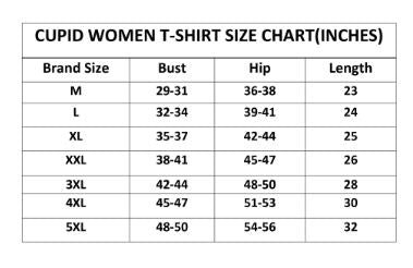 Plus Size Plain Cotton T-Shirt For Women - Mix Navy