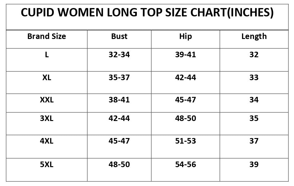 Cotton Printed Long T-shirts For Women Half Sleeve